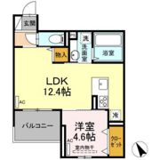 D-room舟入南の間取り画像