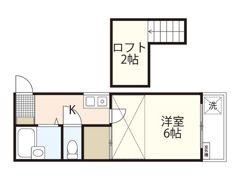 ヴィラ五日市の間取り画像