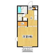 アムール・マナベBの間取り画像