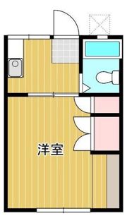 安田コーポ2号棟の間取り画像