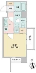 リエス鶴舞WEST TOWERの間取り画像