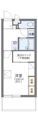 レオパレス恵ハイツの間取り画像