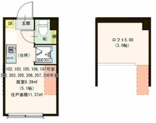 ハーモニーテラス久我山の間取り画像