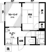 シティハイムⅡの間取り画像