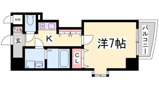 エステムコート神戸西の間取り画像