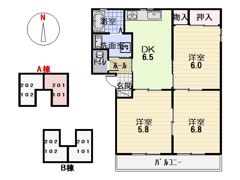 セラビィAの間取り画像