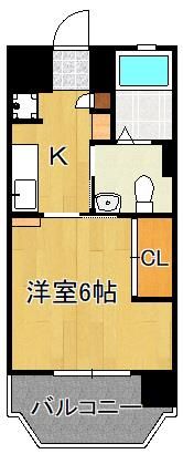 コンプレート千代ヶ崎の間取り画像