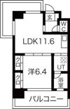 NORTH VILLAGE参番館の間取り画像