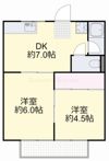 井上コーポB棟の間取り画像