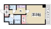 リアライズ神戸WESTの間取り画像