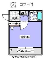 ローズアパート(Q-069)の間取り画像