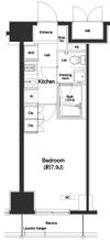 プラウドフラット白金高輪の間取り画像