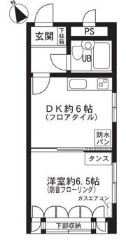 Mハイツの間取り画像