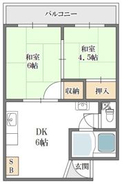 西村マンションの間取り画像