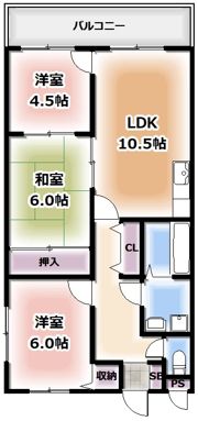 グレース深野の間取り画像
