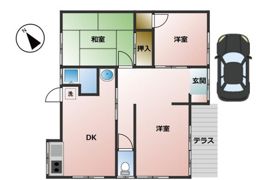 南区藤田戸建の間取り画像