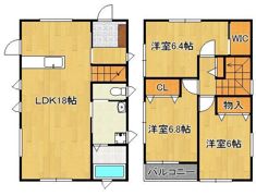 クルーズ・リアン 5号棟の間取り画像