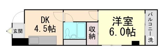 フレンドマンションの間取り画像