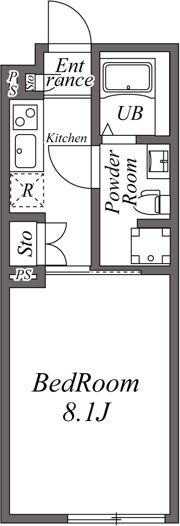 ユーレジデンス恵比寿の間取り画像