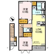 フルールの間取り画像