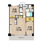 セノアタワー新大阪の間取り画像