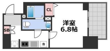 エグゼ大阪城イーストの間取り画像