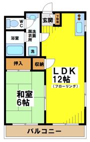 マンション富紀の間取り画像