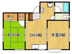 フラットハウスの間取り画像