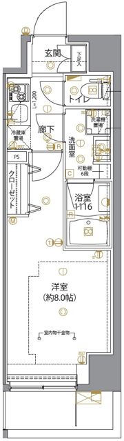 ユリカロゼ五反野Ⅱの間取り画像
