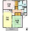 リトルバード横井 A棟の間取り画像