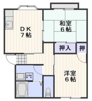 エントピア当新田Aの間取り画像