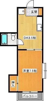グリーンハイツオオバの間取り画像