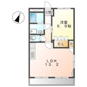 サンフラワー・Fの間取り画像