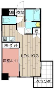 PROTO CITY TOBATAの間取り画像
