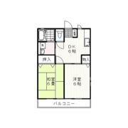 シティハイム杉山 Aの間取り画像