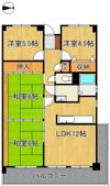 クラブハウス企救丘の間取り画像