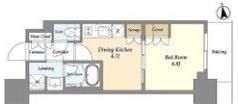 リビオメゾン浅草雷門の間取り画像
