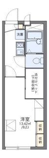 レオパレス光ヒルズの間取り画像