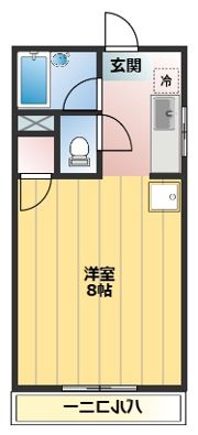 ビッグバーンズマンション三和の間取り画像