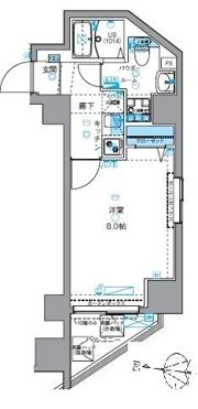GENOVIA亀戸ⅢSky gardenの間取り画像