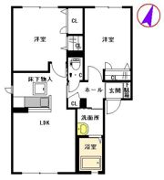 ライフステージ長嶺 A棟 Aの間取り画像