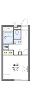 レオパレスフランボワーズⅡの間取り画像
