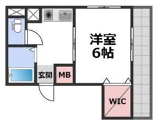 マンションロゼの間取り画像