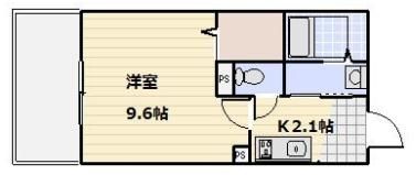 クレア栄町の間取り画像