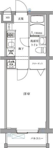 エスパシオ西高島平の間取り画像