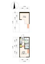 ハーモニーテラス梅田Ⅵの間取り画像
