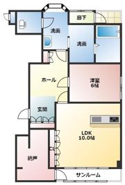 旭ビルの間取り画像