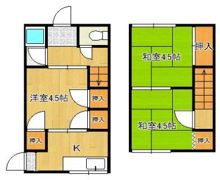 上香月3丁目アパートの間取り画像