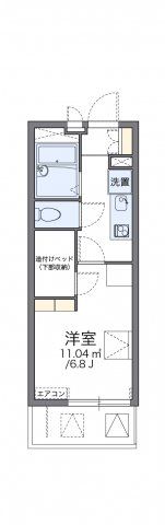 レオパレスイーリスコートの間取り画像