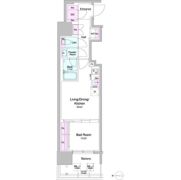 BPRレジデンス大阪本町Qの間取り画像
